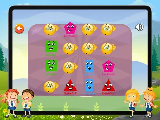 ภาพหน้าจอของ Smart kids game shape matching iPad 