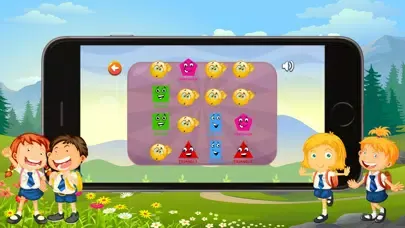 ภาพหน้าจอของ Smart kids game shape matching