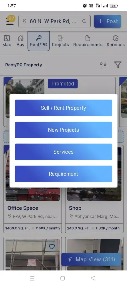 Zrzuty ekranu Property On Location Buy/Sell