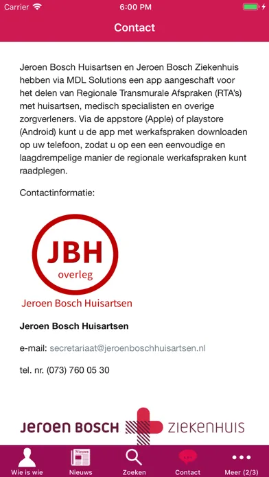 Tangkapan layar Werkafspraken JBZ-JBH