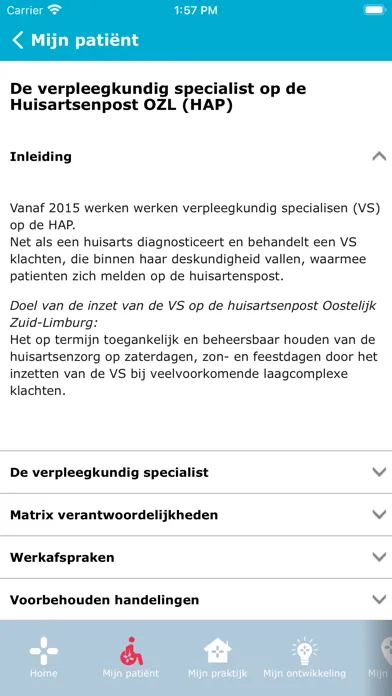 Zrzuty ekranu HOZL Werkafspraken