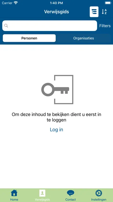 Tangkapan skrin Verwijsgids Ikazia