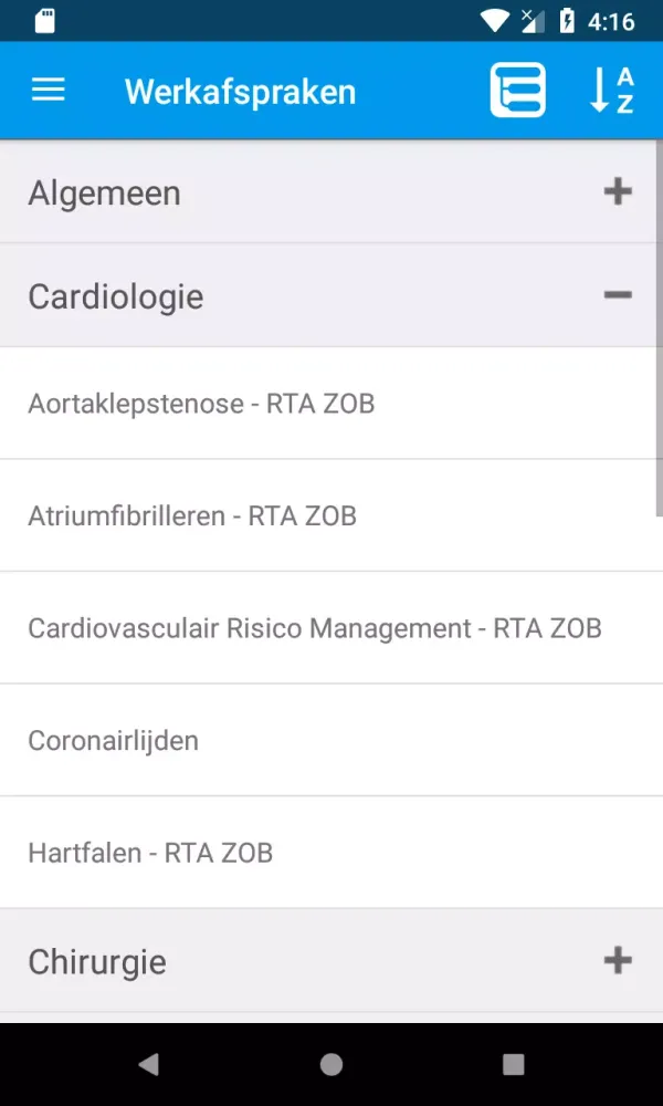 Ảnh chụp màn hình của RTA ZOB