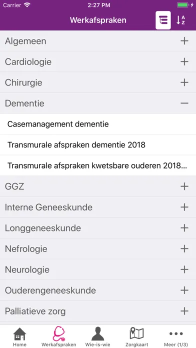 Screenshot di ZorgApp ZHN