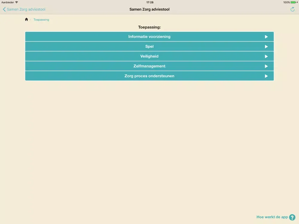 Capturas de pantalla de SamenZorg iPad 