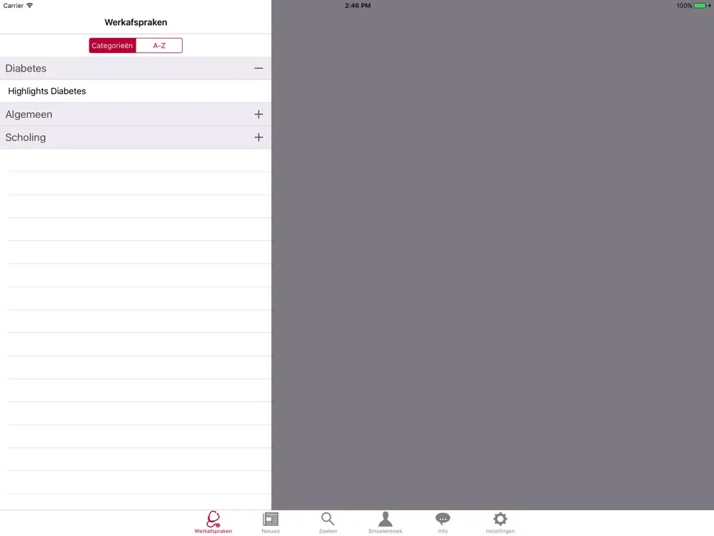 Zrzuty ekranu Synchroon iPad 