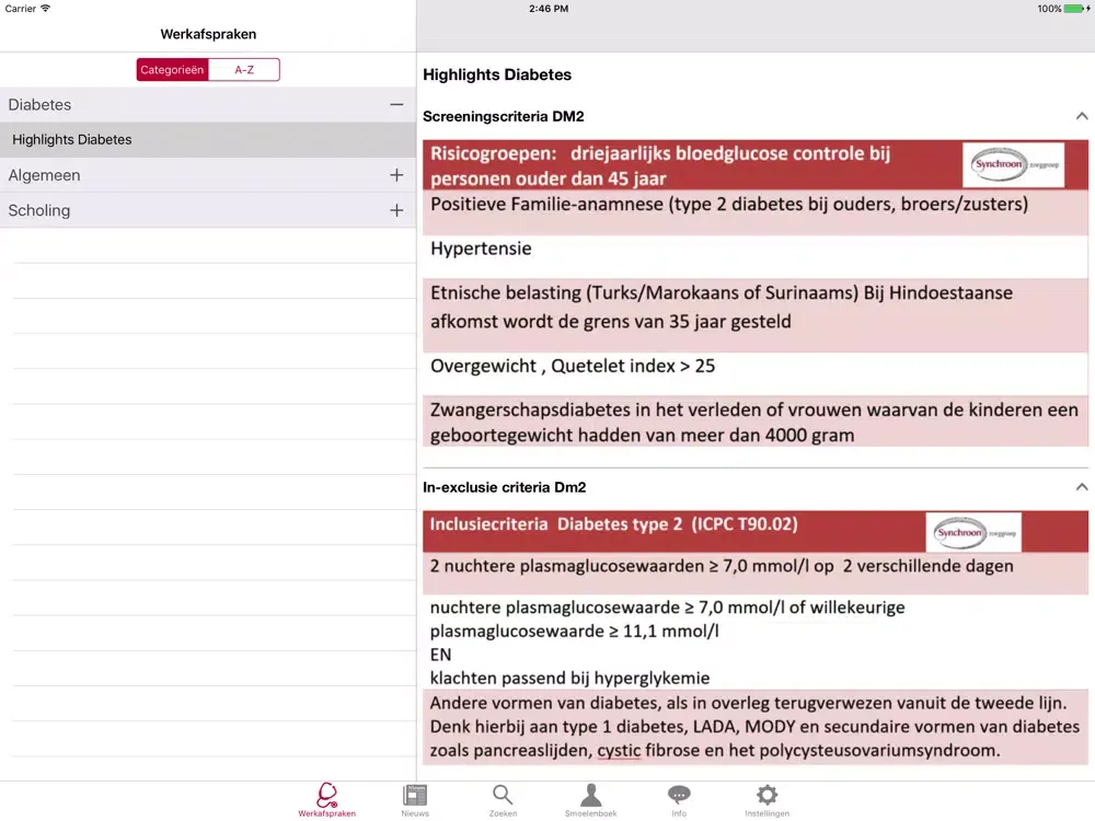 Zrzuty ekranu Synchroon iPad 