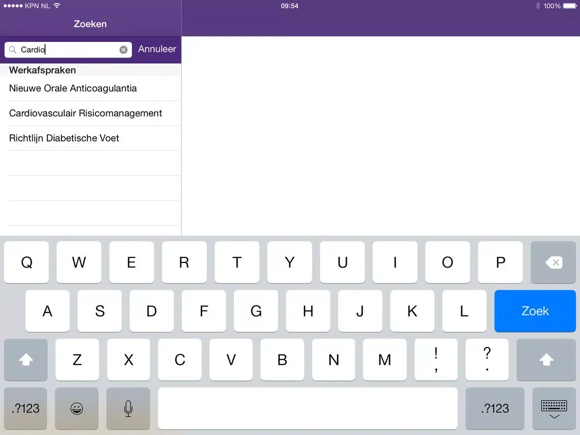 Capturas de tela do Transmurale Werkafspraken Den Haag e.o. iPad 