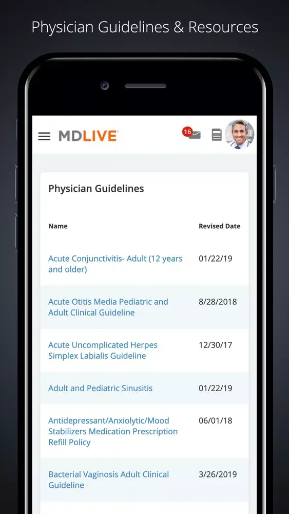 MDLIVE for Providers 스크린샷