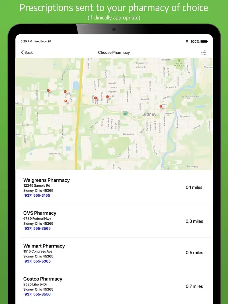 Wilson Health Virtual Care iPad  Screenshots