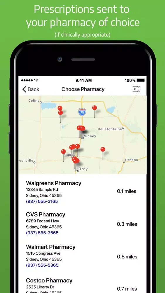 Wilson Health Virtual Care Screenshots