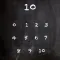 Number Bonds Chalkboard