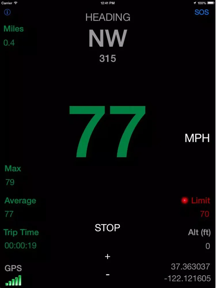 Capturas de pantalla de Trip Data - Speedometer and Trip Computer iPad 