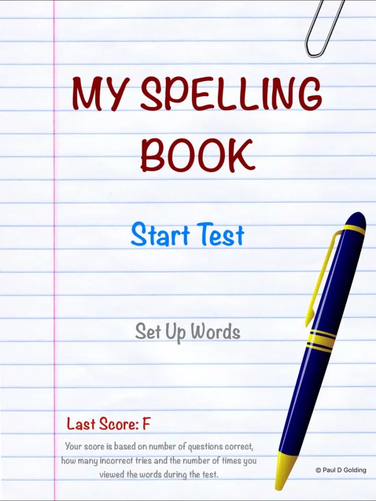 My Spelling Book iPad  سکرین شاٹس