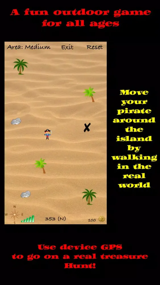 Captures d'écran de Treasure Island GPS