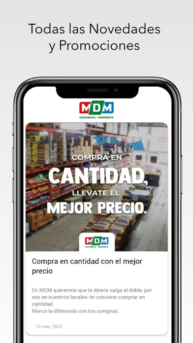 Ảnh chụp màn hình của MDM Mayorista