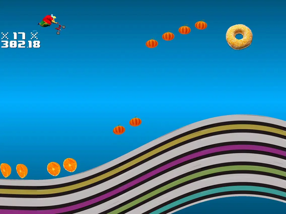 Fatty on a Bike Free - Spandex Seal iPad 应用截图