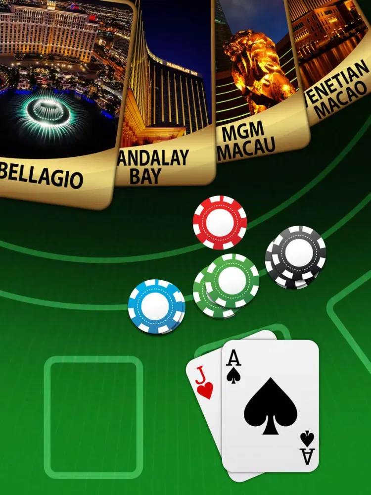 Capturas de tela do High Roller - Blackjack 21 Multi Hands iPad 