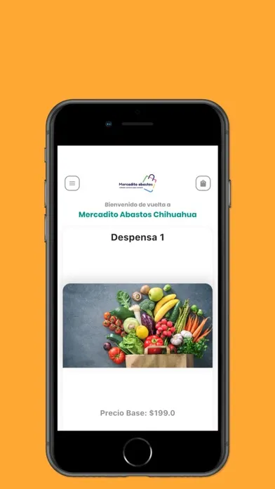 Capturas de tela do Mercadito Abastos App