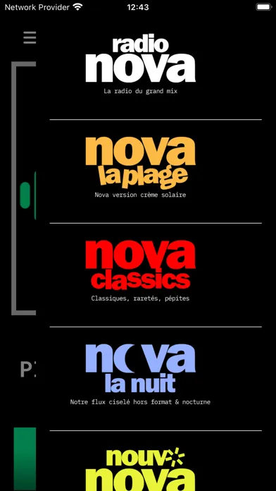 Zrzuty ekranu Radio Nova
