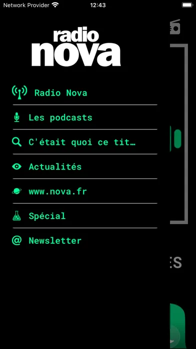 Zrzuty ekranu Radio Nova