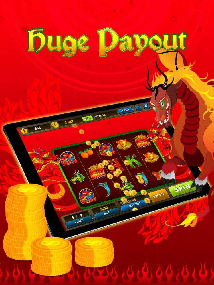 Capturas de pantalla de Slots Dragon – FREE Las Vegas Slot Machines – Fun Casino Games iPad 