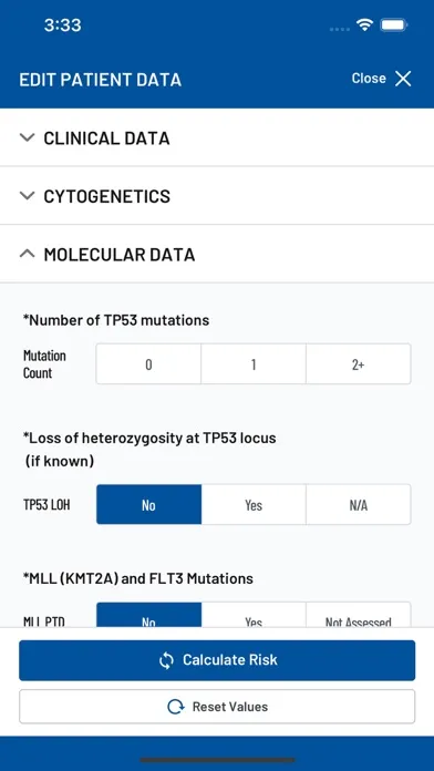 IPSS-M Risk Calculator स्क्रीनशॉट