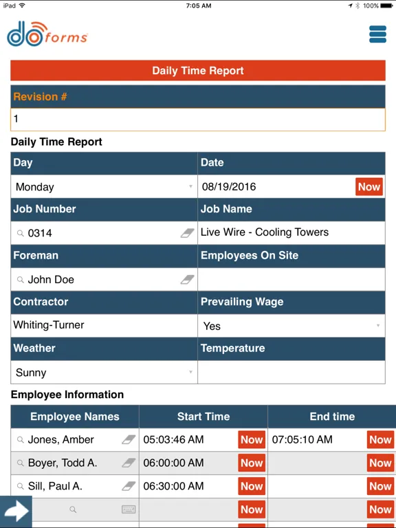 تصاویر doForms Mobile Data iPad 