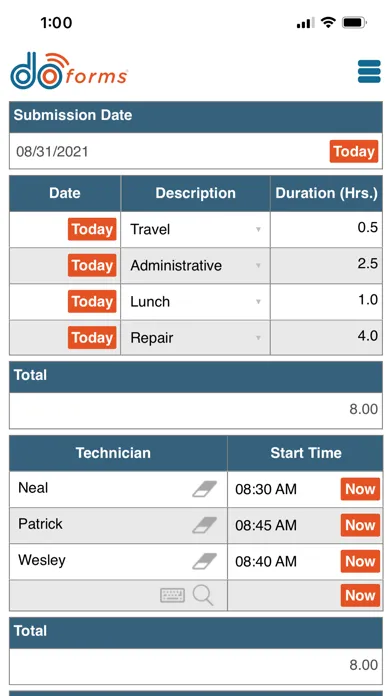 تصاویر doForms Mobile Data