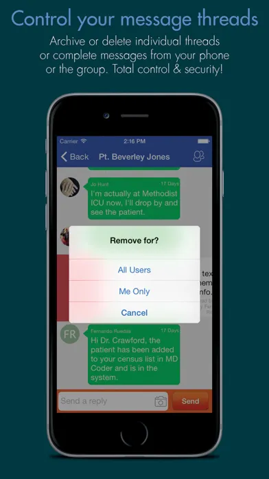 mdMessage - Secure Messaging سکرین شاٹس