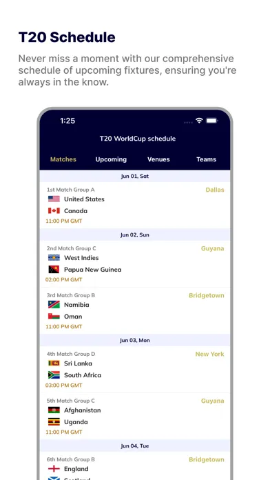 تصاویر T20 WorldCup schedule