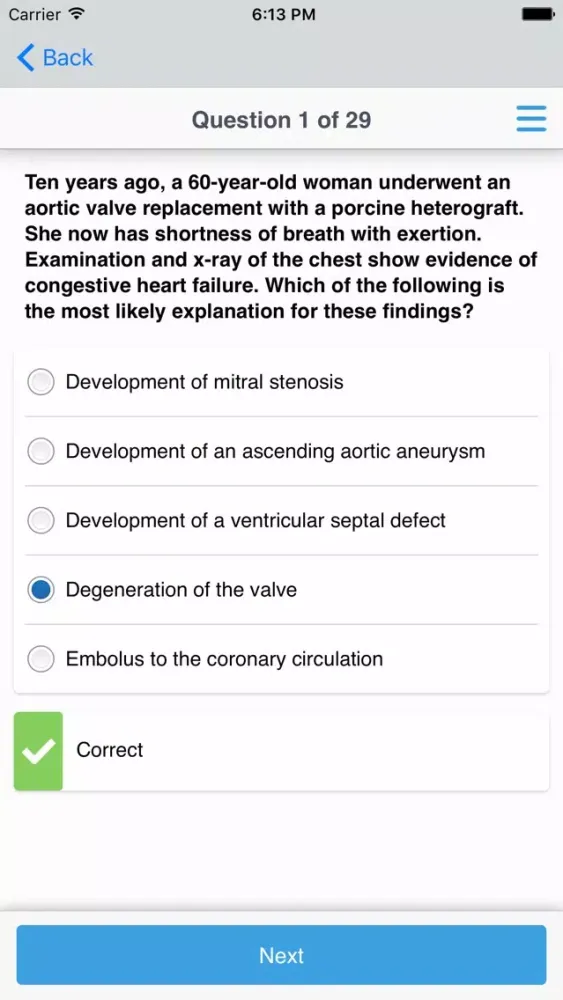 Ảnh chụp màn hình của Shelf Exam: Surgery