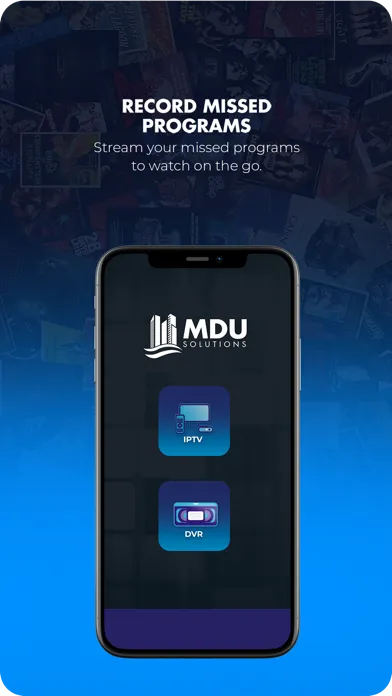MDU Solutions IPTV سکرین شاٹس