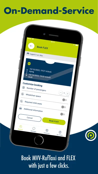 Скриншоты MVV-App