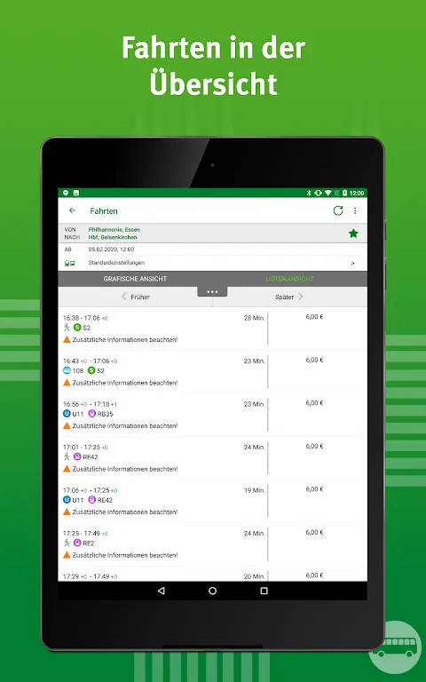 VRR App Screenshots