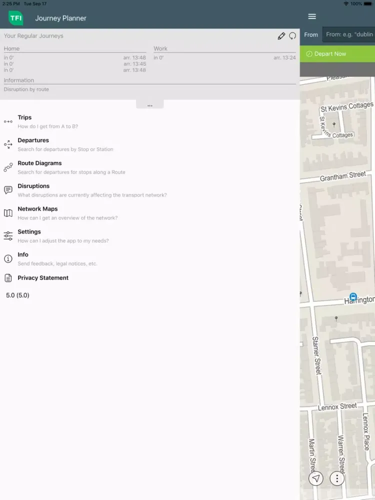Journey Planner iPad 应用截图