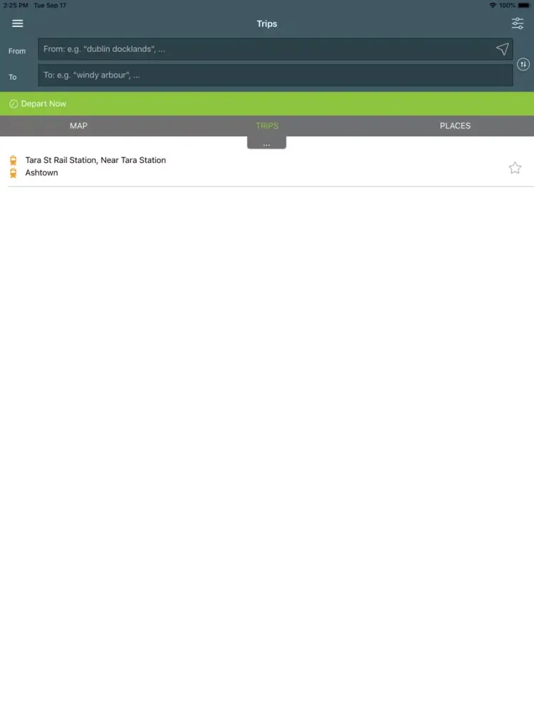 Journey Planner iPad 应用截图