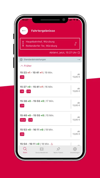 Captures d'écran de WVVmobil