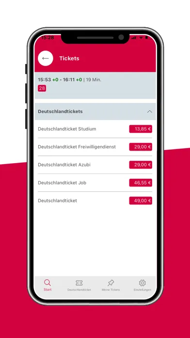 Captures d'écran de WVVmobil