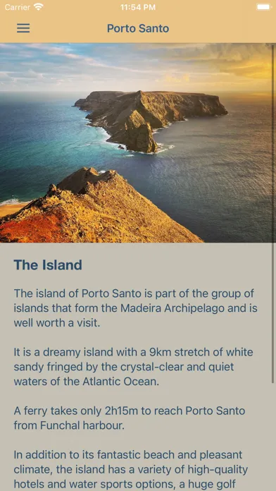 Tangkapan skrin Meet Porto Santo