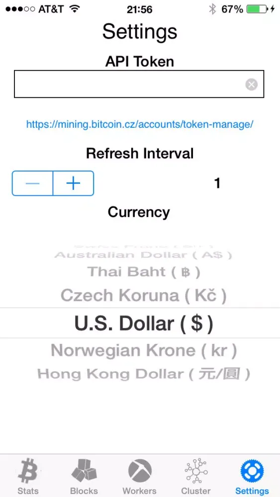 Captures d'écran de BitCoinStatZ