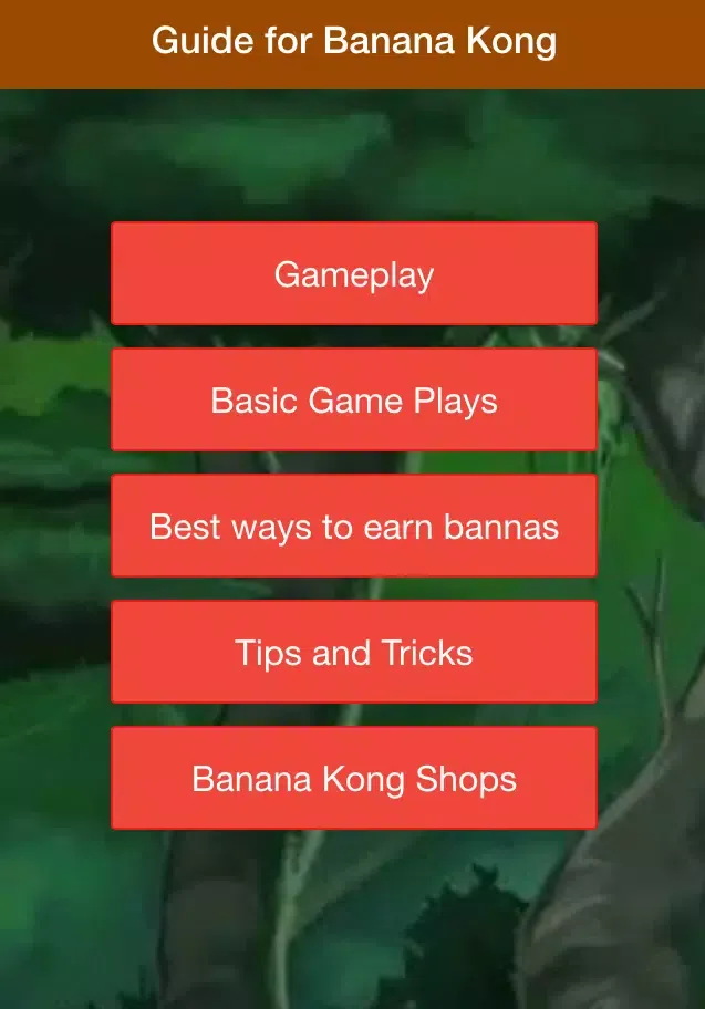 Guide Banana Kong应用截图