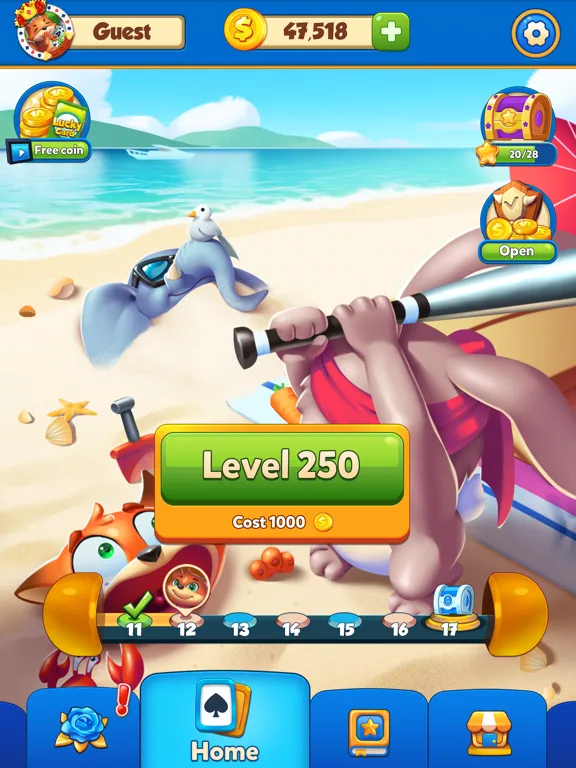 Solitaire Tripeaks Travel iPad  স্ক্রিনশট