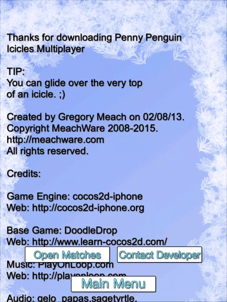 ภาพหน้าจอของ Penny Penguin Icicles Multiplayer iPad 