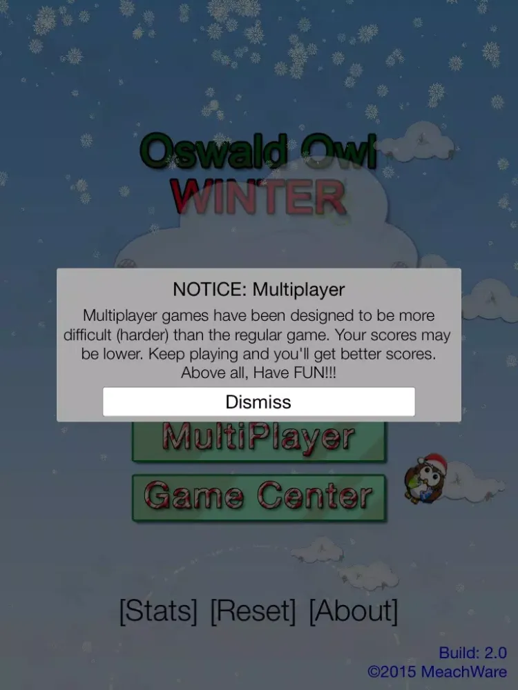 Oswald Owl WINTER Multiplayer iPad  स्क्रीनशॉट