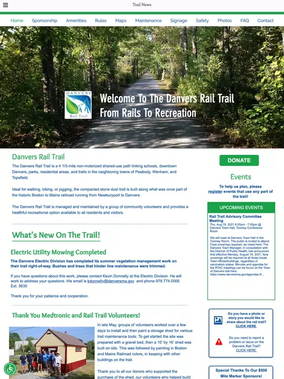 Capturas de pantalla de Danvers Rail Trail iPad 