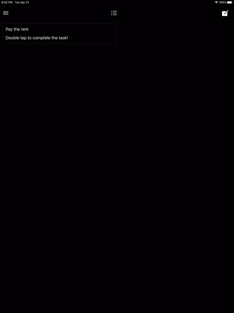 Capturas de tela do Tappy Tasks Pro iPad 