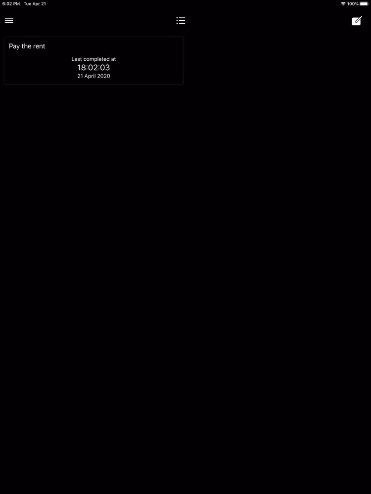 Capturas de tela do Tappy Tasks Pro iPad 