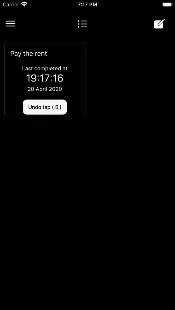 Capturas de tela do Tappy Tasks Pro