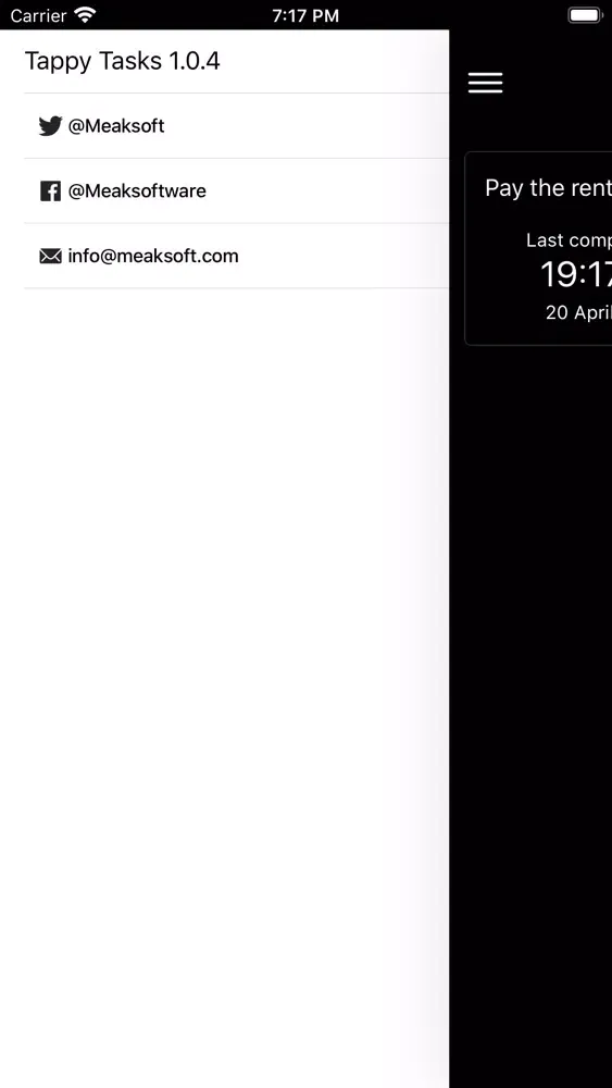 Capturas de tela do Tappy Tasks Pro